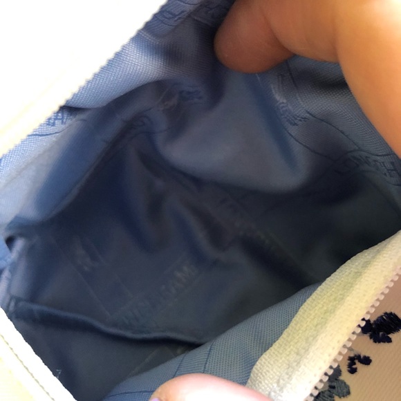 Longchamp Cherry blossom Roseau coin card pouch - Picture 8 of 11